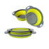 AussieSuperStore Homeware Supplies Collapsible Silicone Colander Folding Kitchen Silicone Strainer Green CBSILFOJDGRNX2